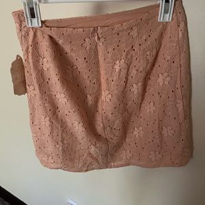 Altard state peach mini skirt